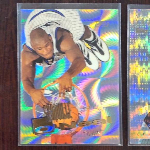 1995-96 Topps Power Boosters Shaquille O'Neal Rare Inserts lot - Picture 2 of 5